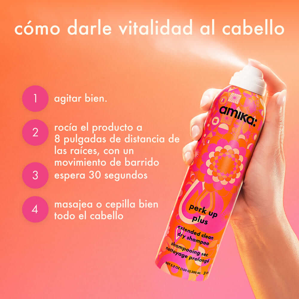 PERK UP PLUS EXTENDED CLEAN DRY SHAMPOO (CHAMP&Uacute; EN SECO)